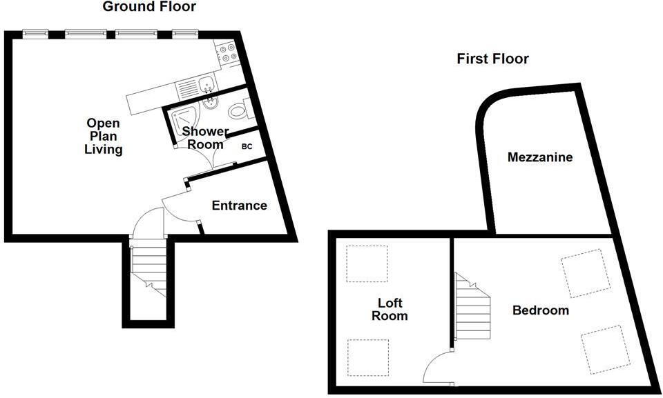 The Old Co-Op, Flat a, Mine Street, Heywood floorplan