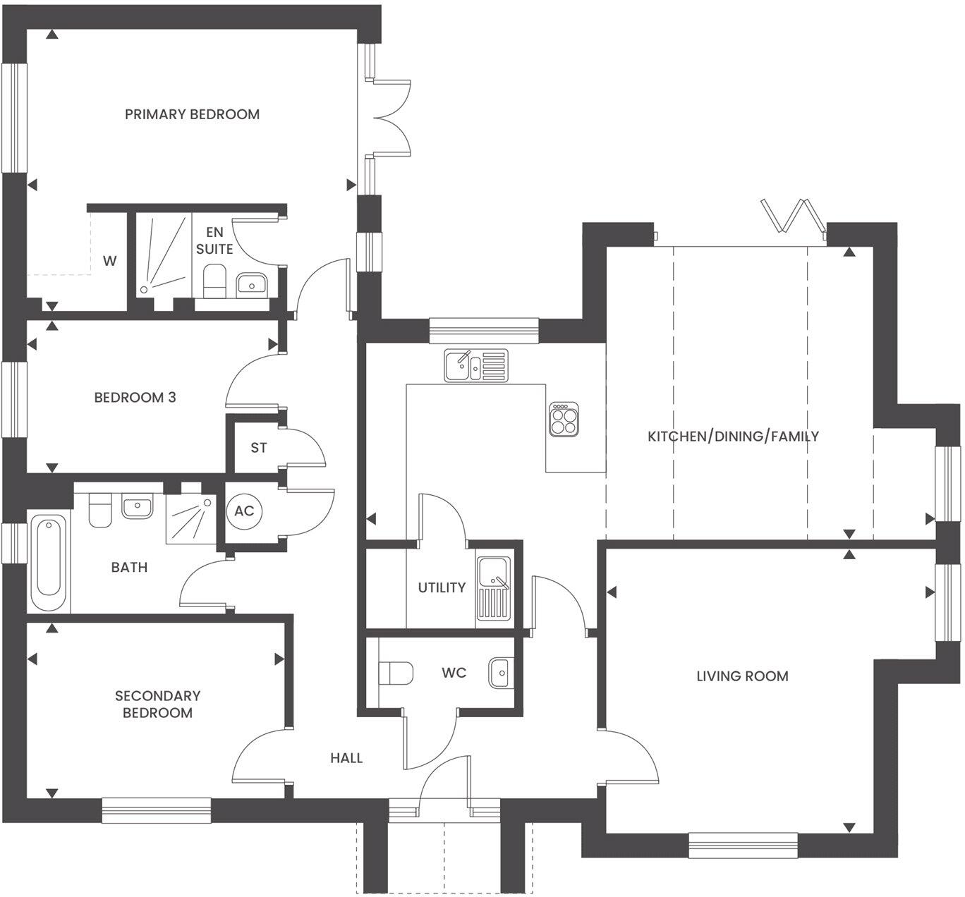 10 Blackthorn, Church Road, Crowle, Worcestershire, WR7 floorplan