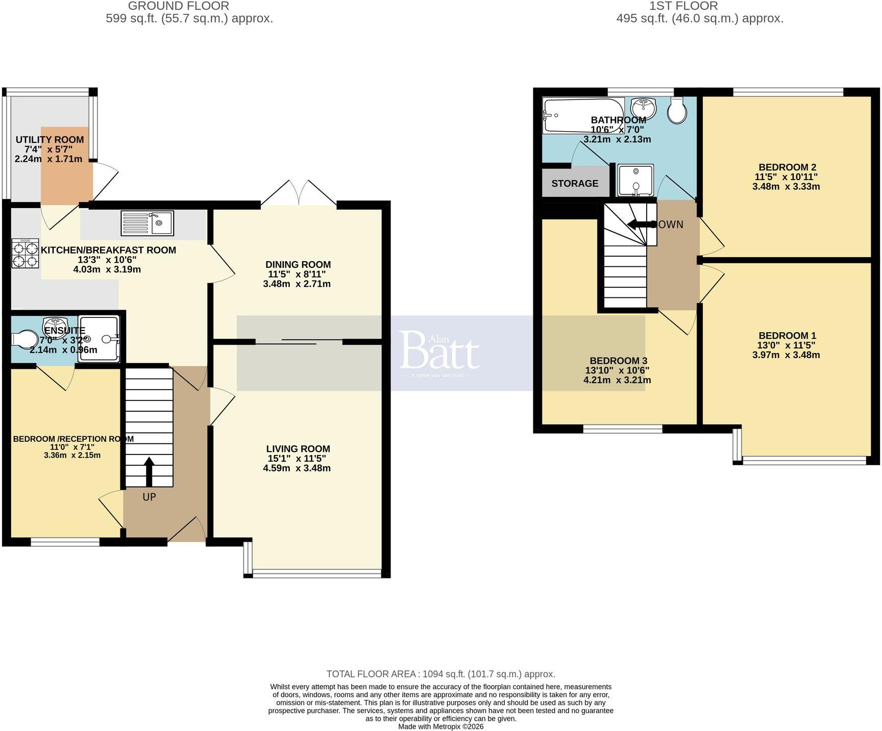 Eskdale Road, Ashton-In-Makerfield, WN4 floorplan