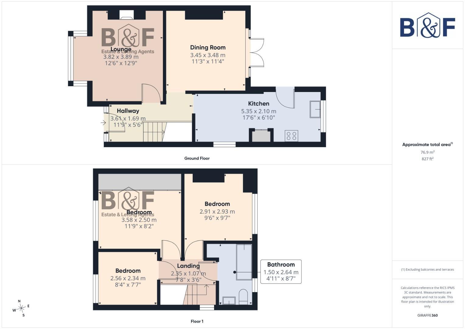 Duncombe Lane, Bristol floorplan