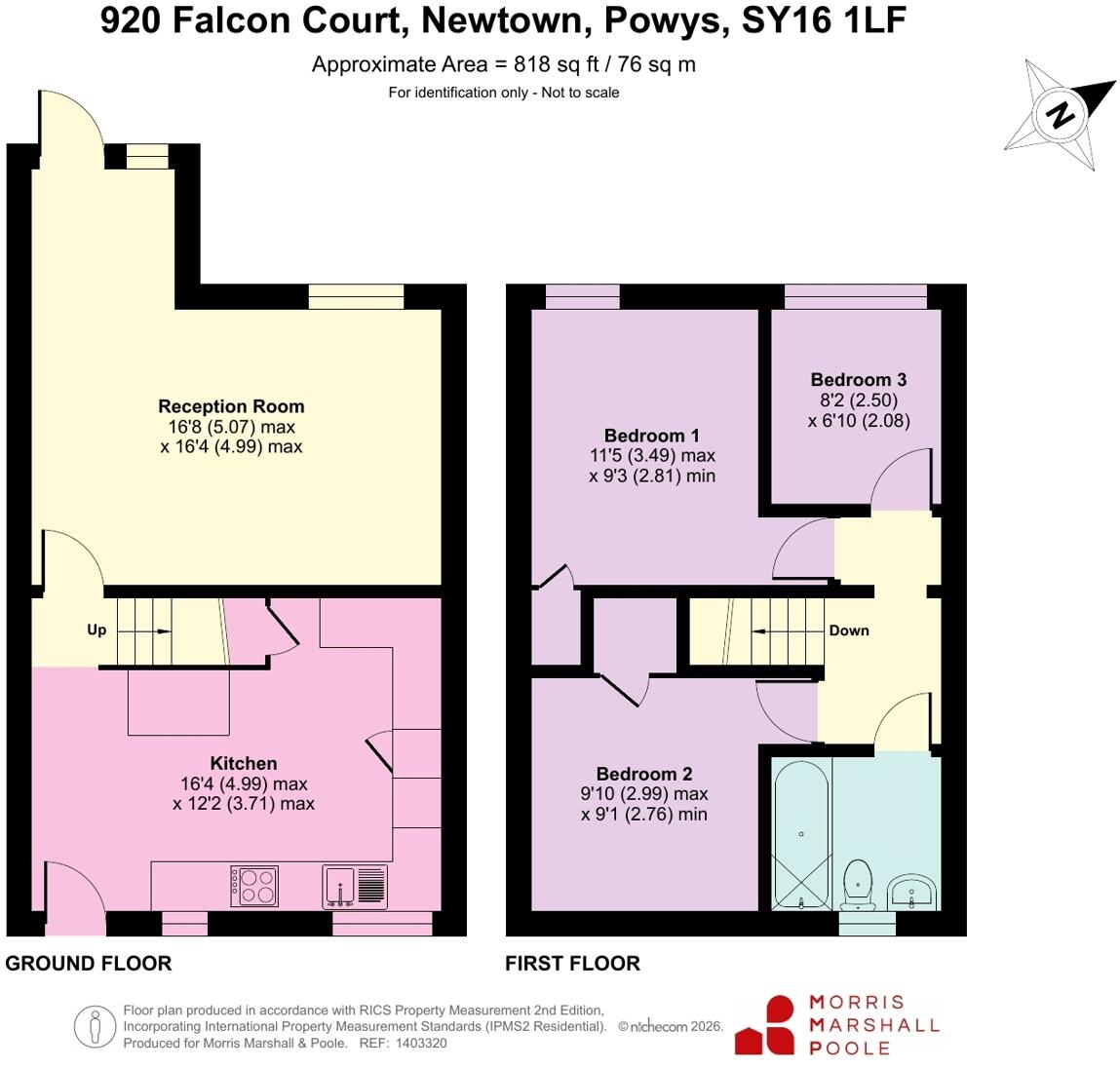 Falcon Court, Newtown, Powys, SY16 floorplan