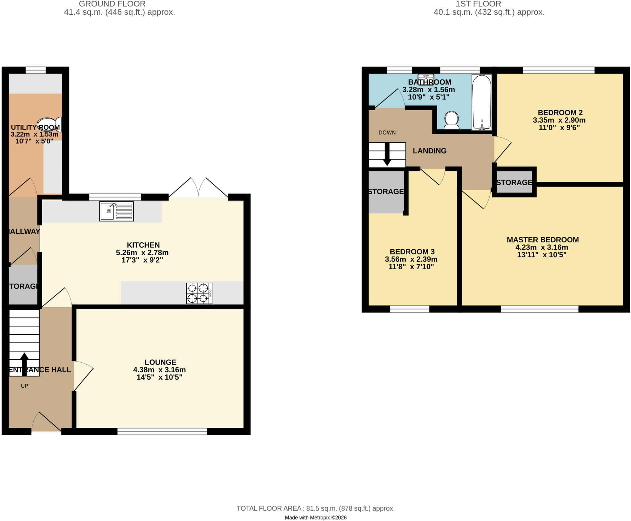 Keston Crescent, Brinnington, Stockport, SK5 floorplan