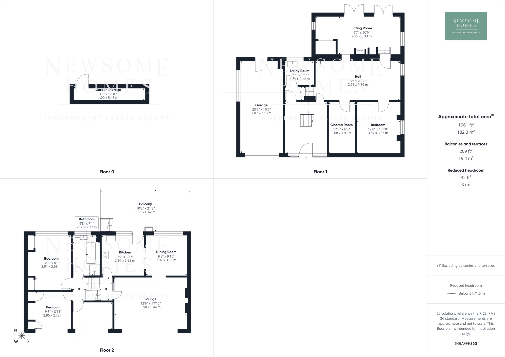 Bryn Aber, Holywell floorplan