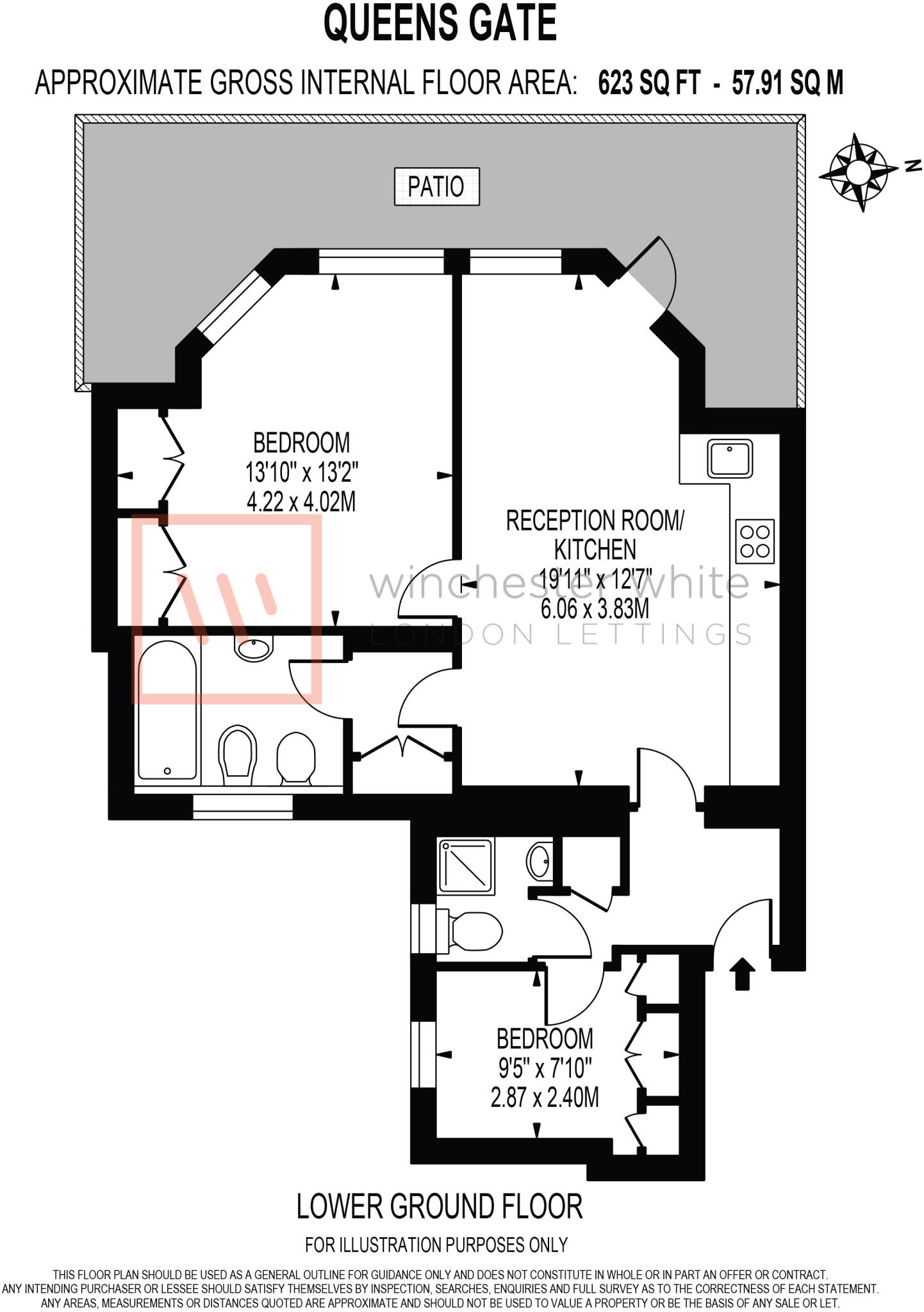 Queens Gate, SW7 floorplan