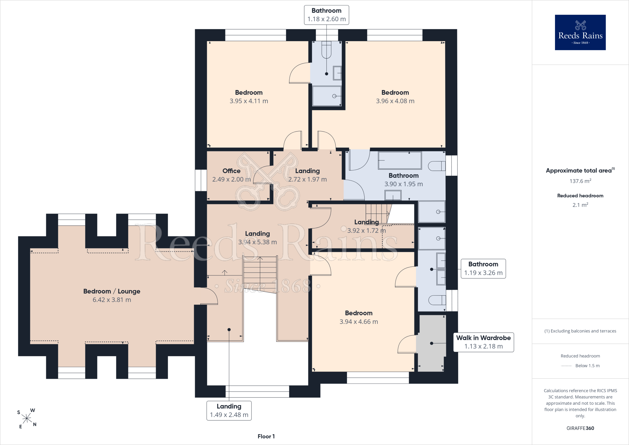 Lea Gardens, Halifax, West Yorkshire, HX3 floorplan