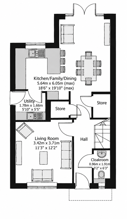 Landhey Drive, Westhoughton, BL5 3FY floorplan