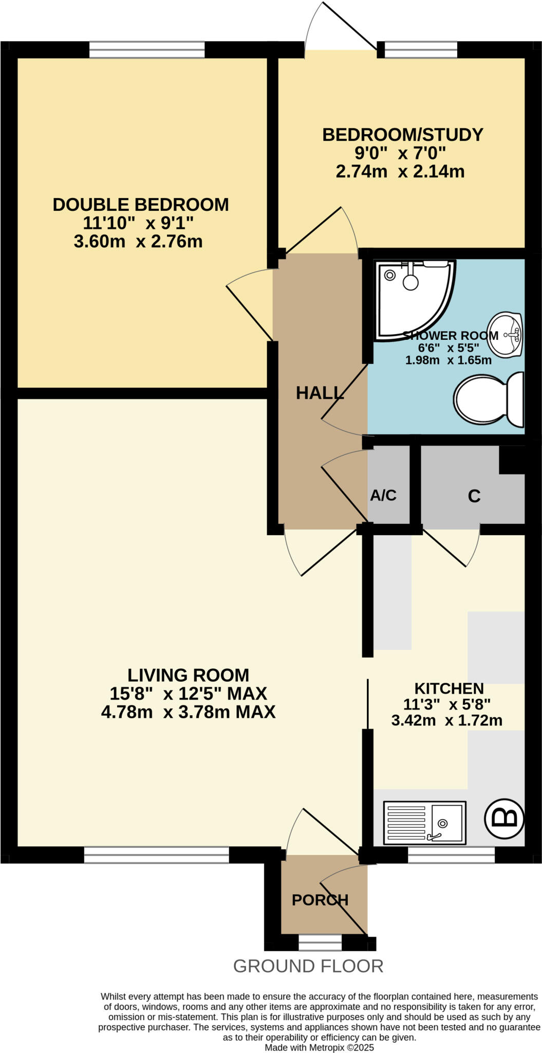 Orchard Court, Tenbury Wells, Worcestershire, WR15 8EZ floorplan