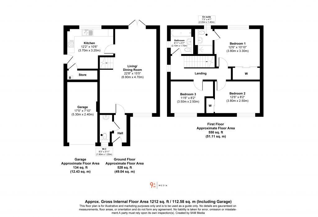 13 Moira Shearer Drive, Dunfermline, KY12 9GJ floorplan