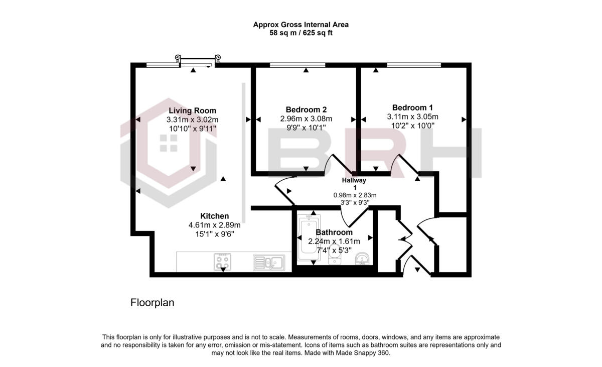 Regency Court, Sheffield, S35 floorplan