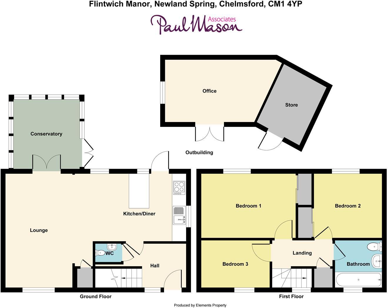 Flintwich Manor, Newland Spring, Chelmsford floorplan