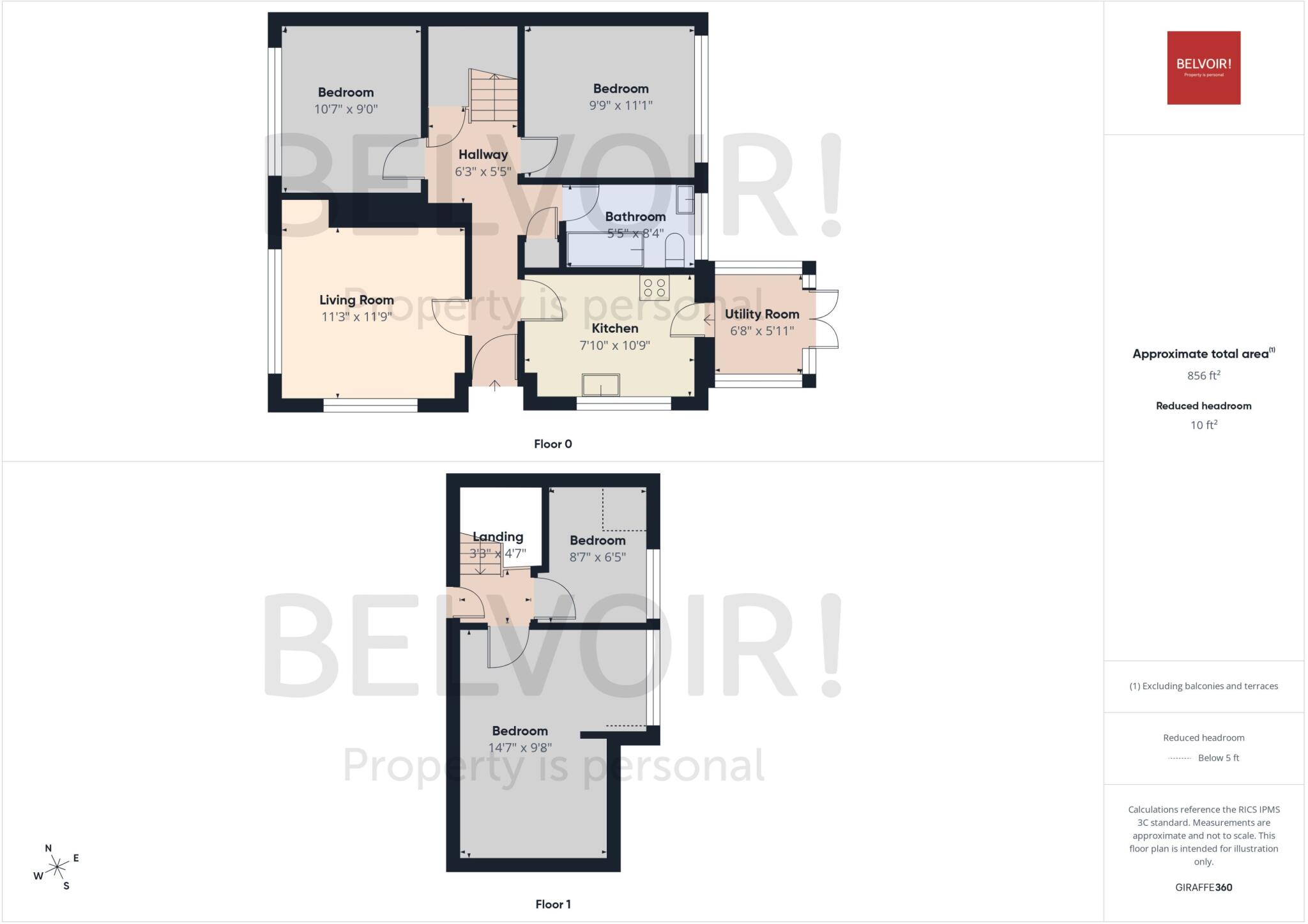 Ravenhurst Way, Whiston, L35 floorplan