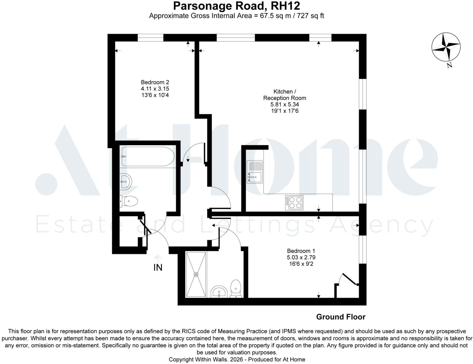 Parsonage Road, Horsham floorplan