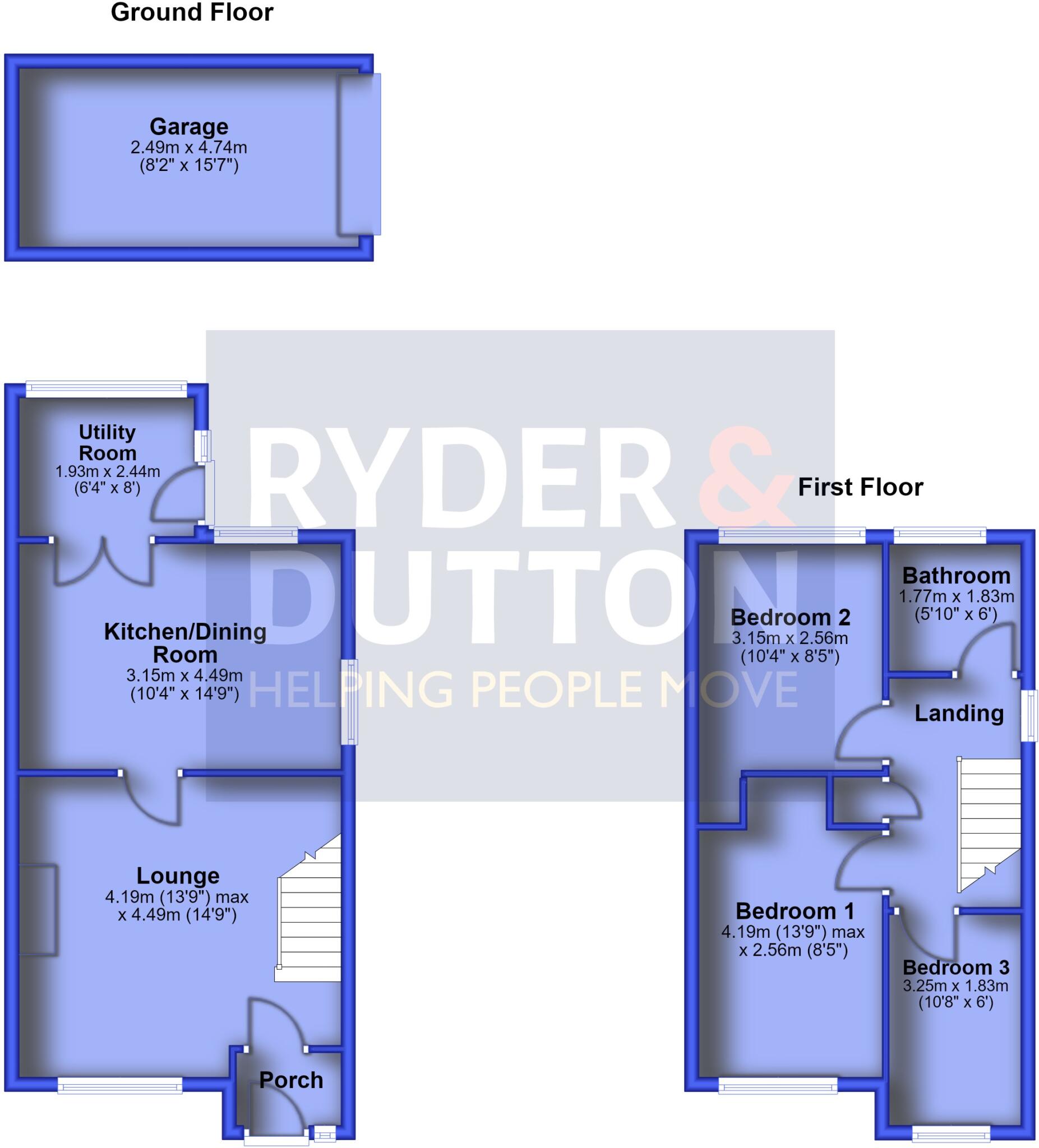 Sycamore Rise, Holmfirth, West Yorkshire, HD9 floorplan