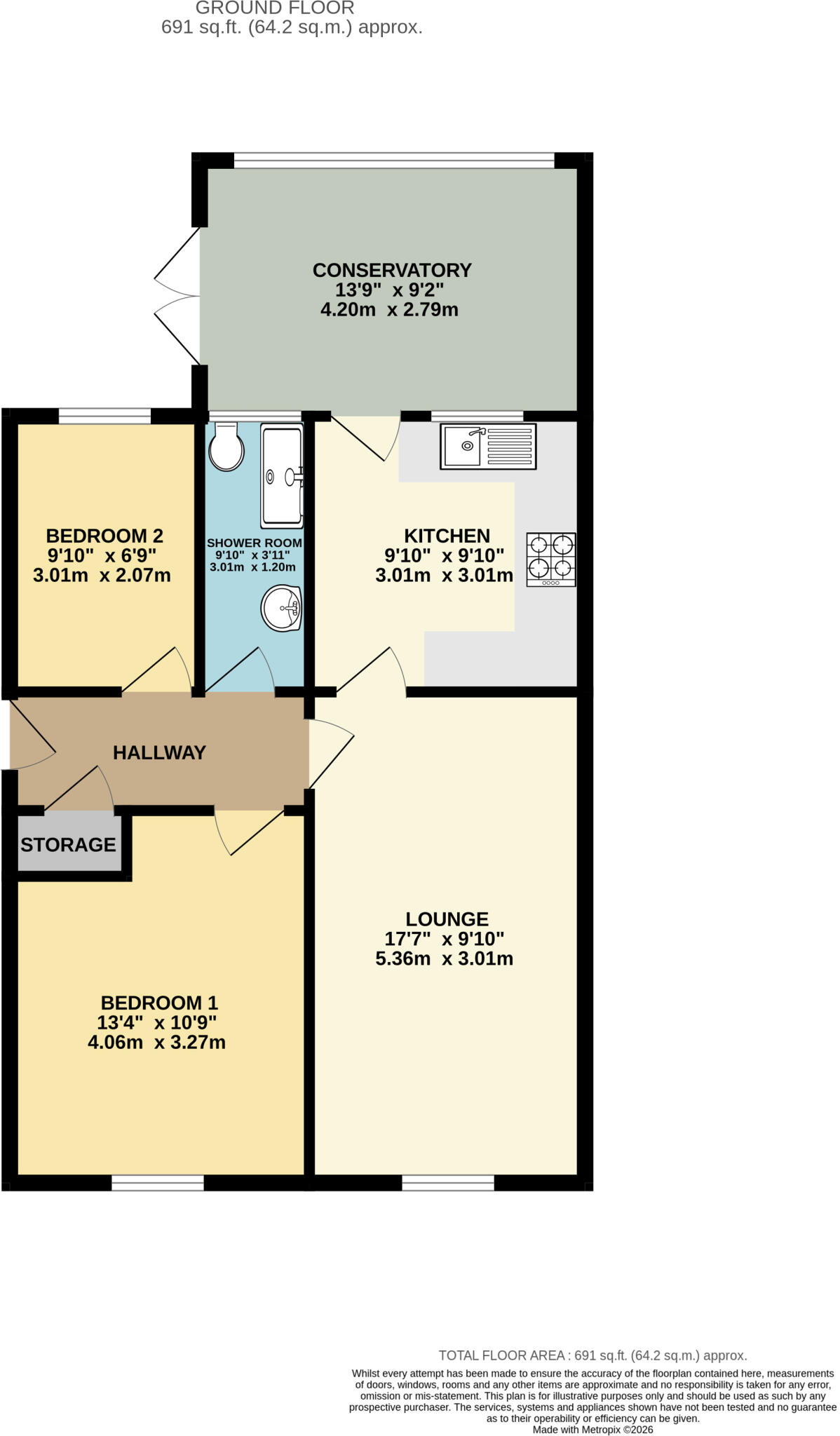 Westmorland Way, Nottingham, NG16 floorplan