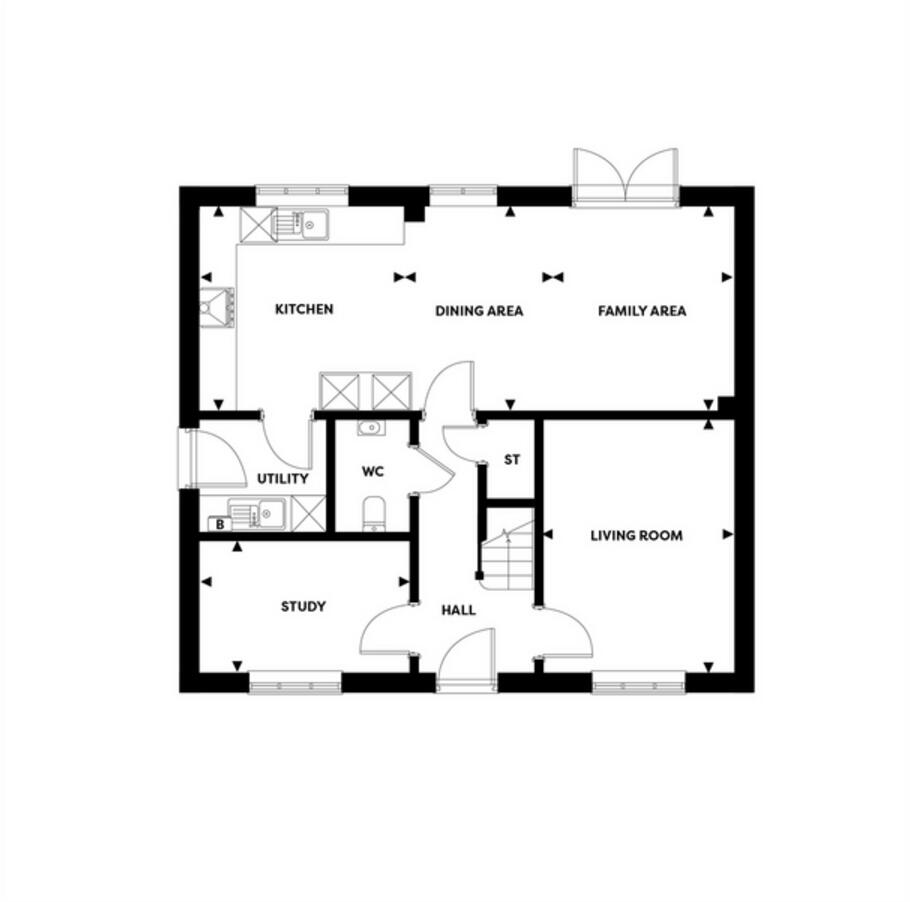 Stoche Acre, Stoke Golding floorplan