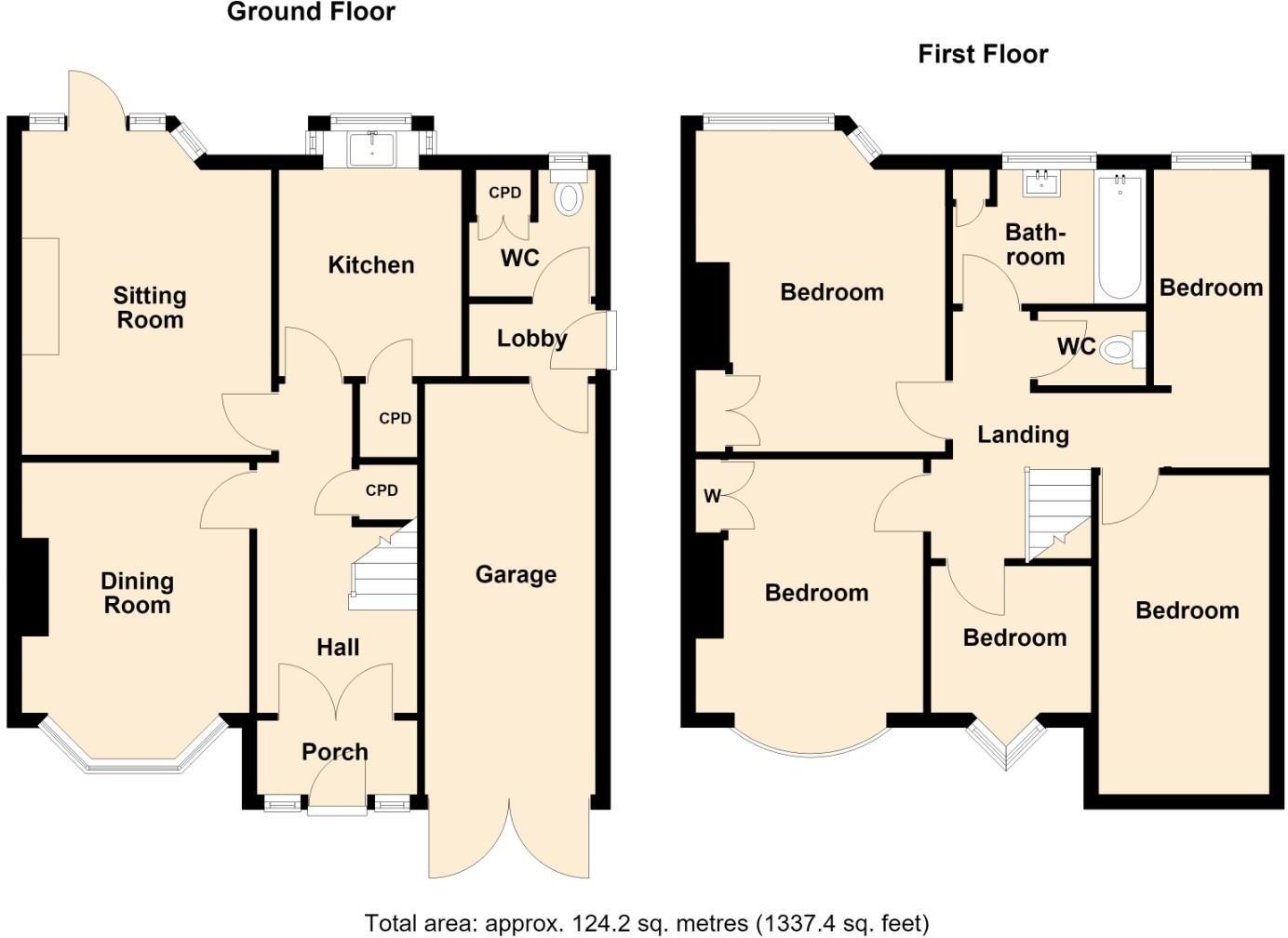 Princes Drive, Leamington Spa floorplan