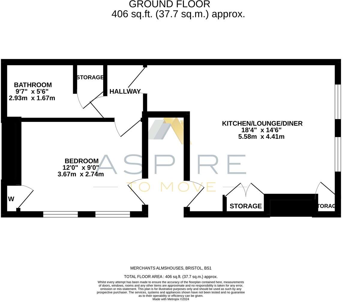 Merchants Almshouse, King Street, Bristol, BS1 floorplan