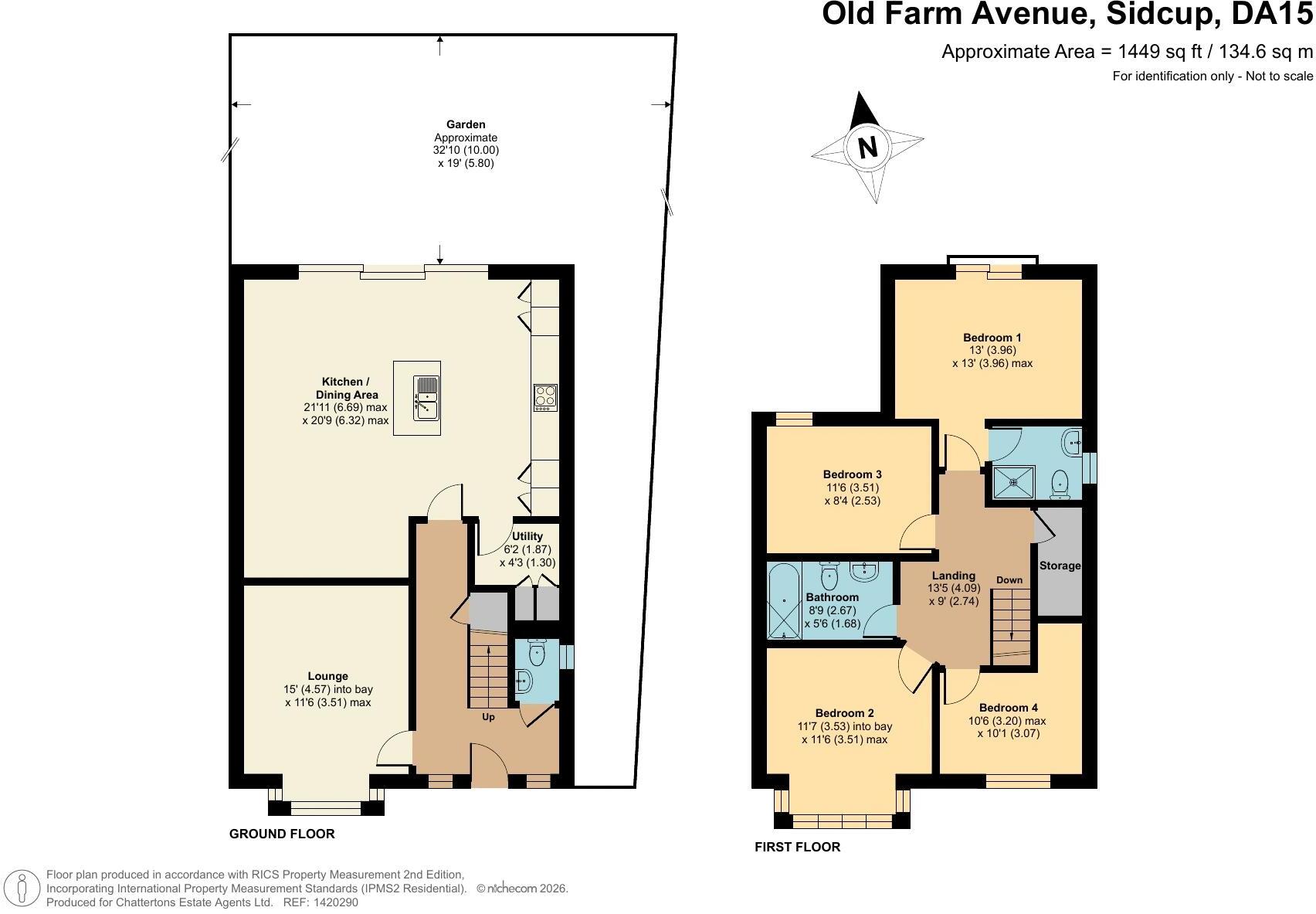 Old Farm Avenue, Sidcup floorplan
