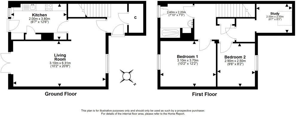 102 Elphinstone Road, Tranent, EH33 2HH floorplan