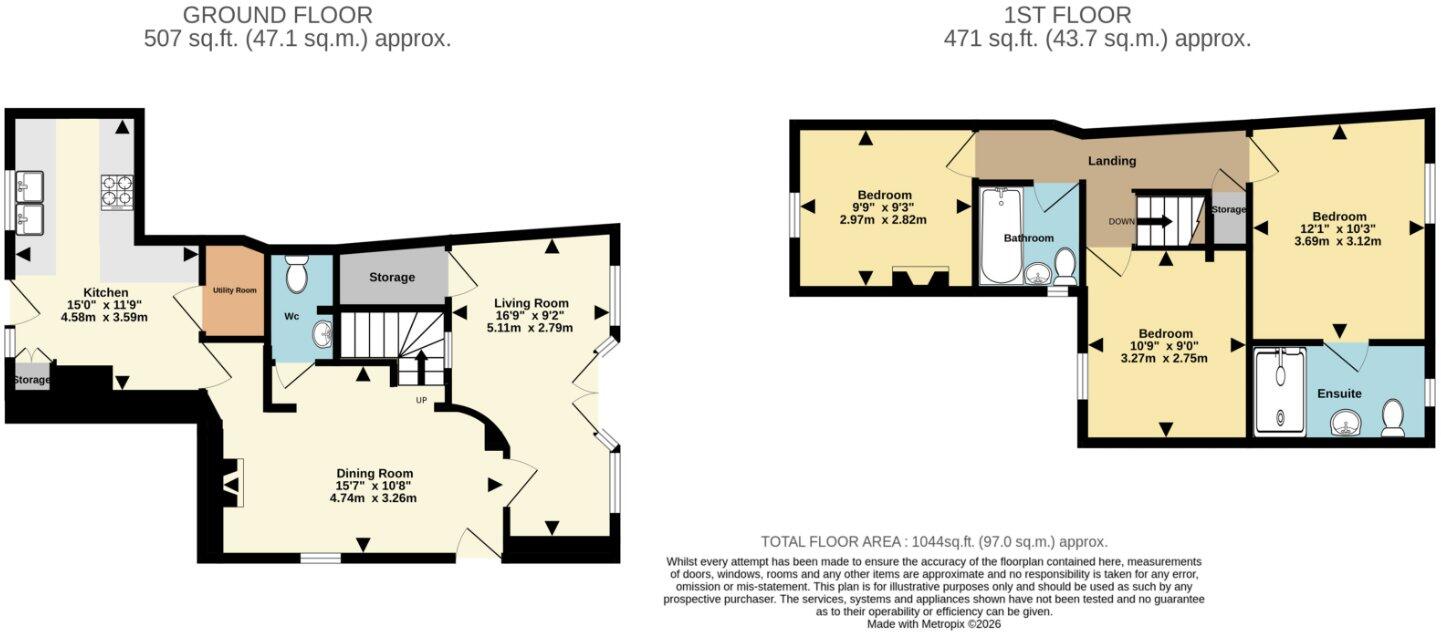 The Street, Mersham, Ashford, Kent, TN25 floorplan