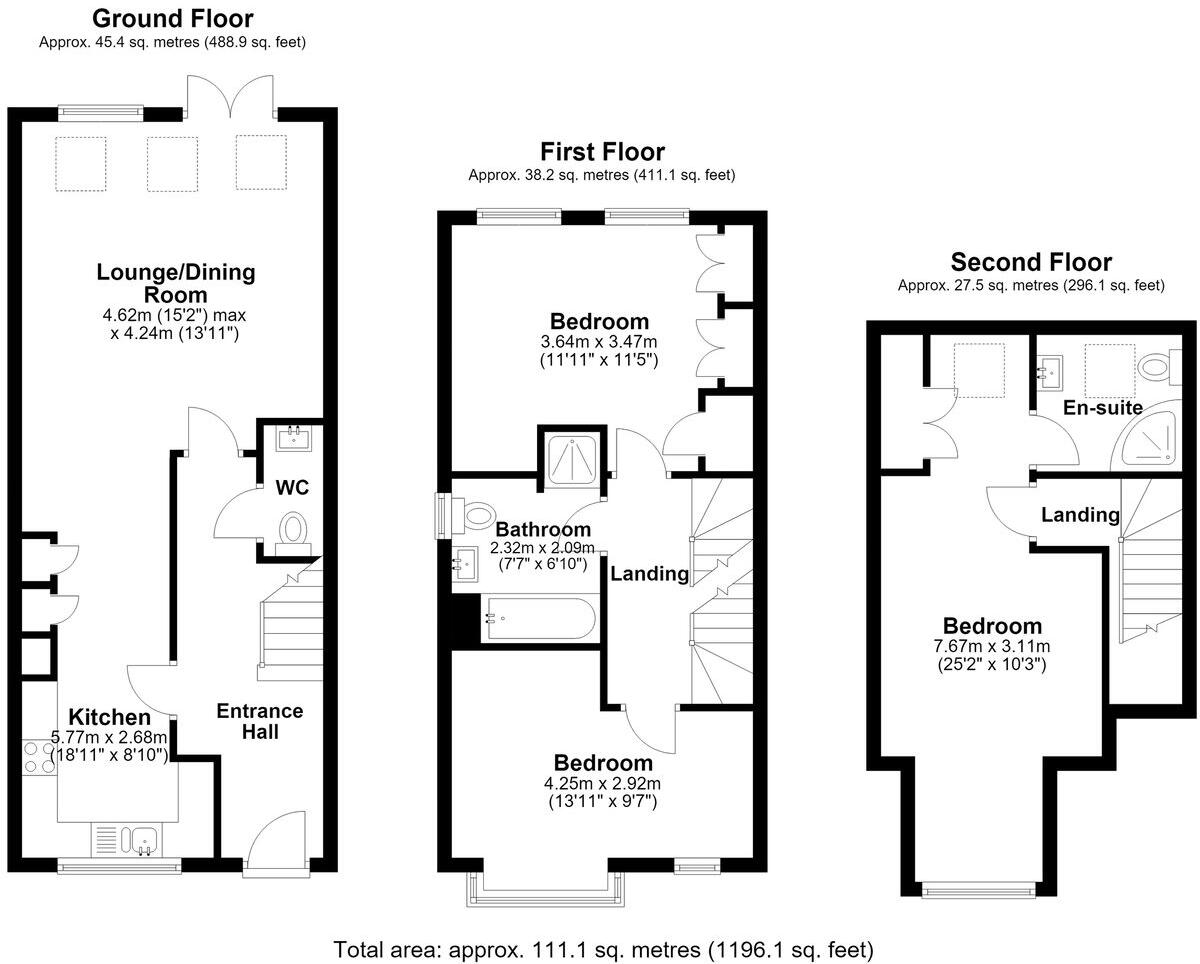 Kings Way, Folkestone, CT19 floorplan