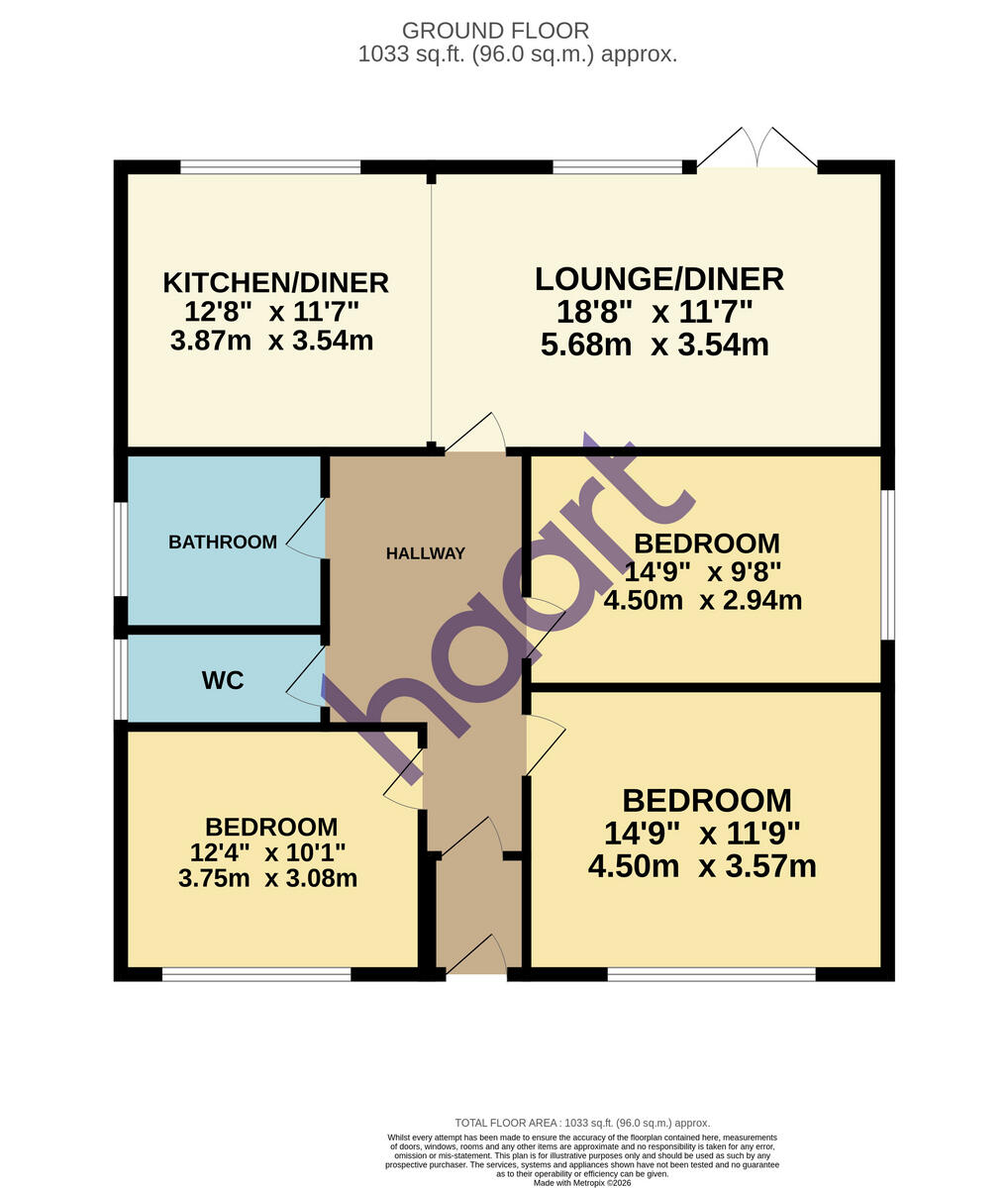 Wellgate Road, Luton floorplan