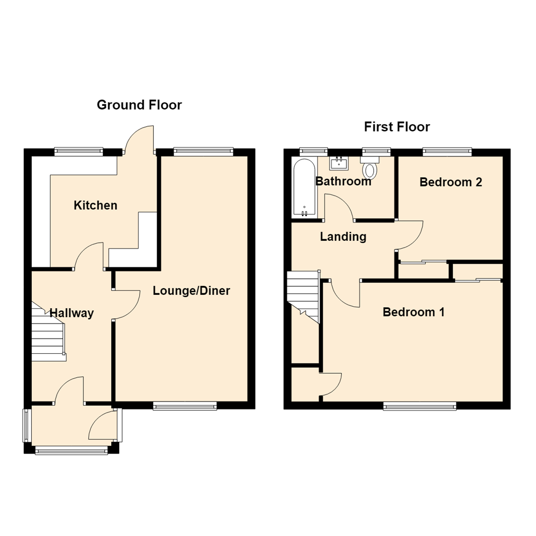 Westfield Avenue, Brunswick Village, Newcastle Upon Tyne floorplan