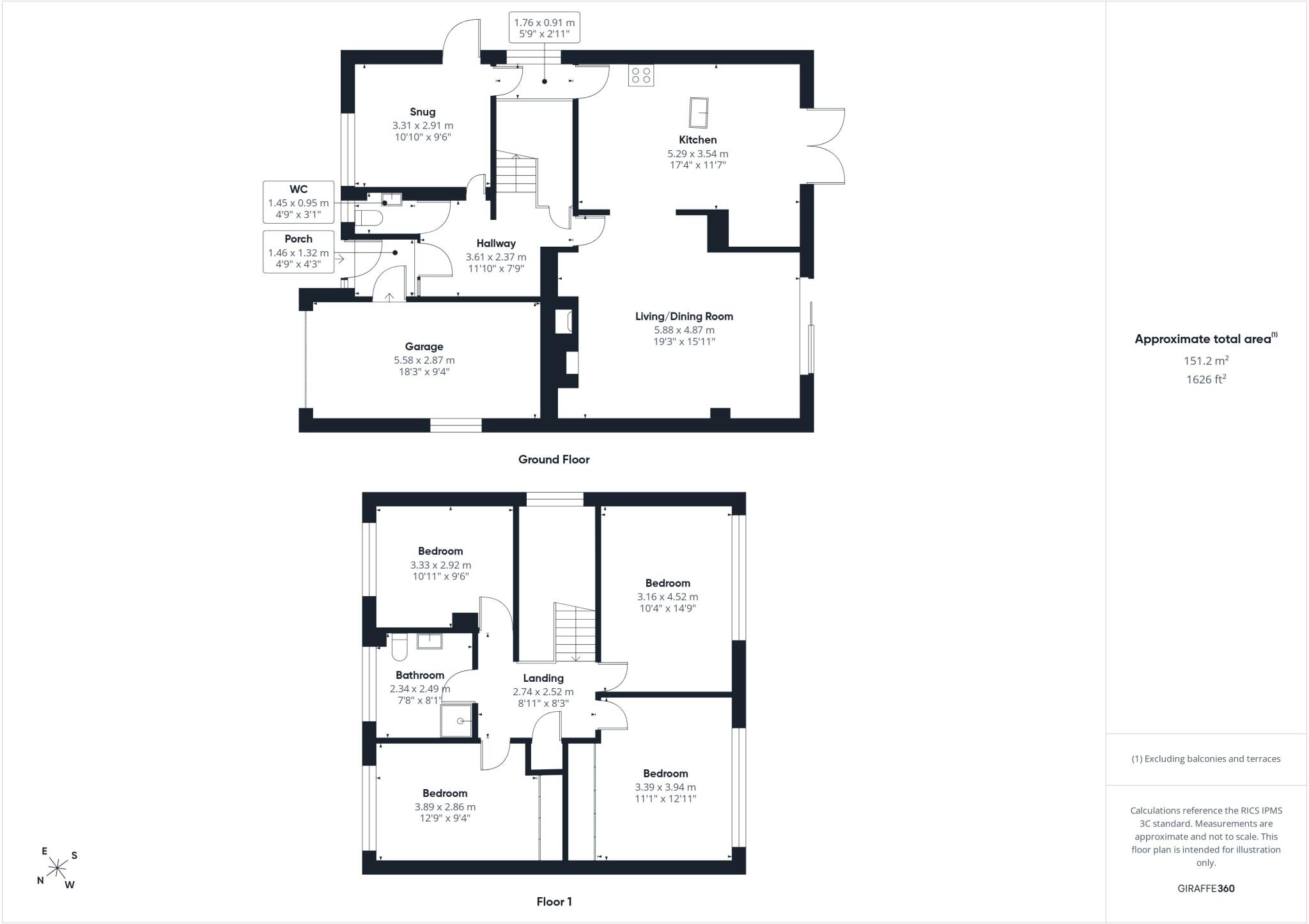 Meades Lane, Chesham, Buckinghamshire, HP5 floorplan