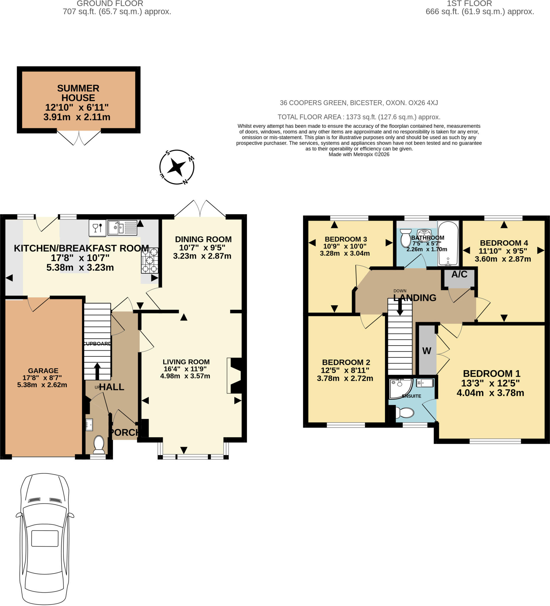 Coopers Green, Bicester, Oxfordshire floorplan
