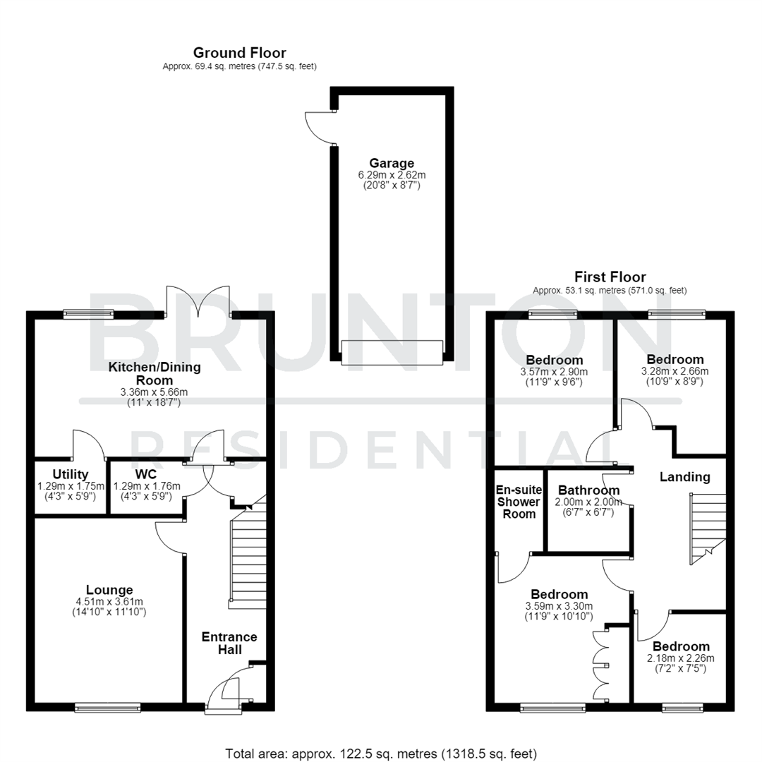Roseden Way, Great Park, NE13 floorplan