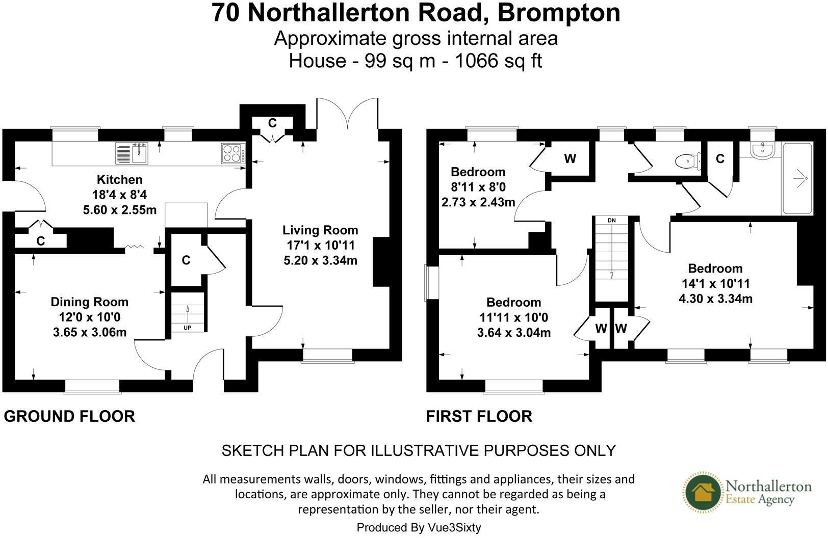70 Northallerton Road, Brompton, Northallerton floorplan