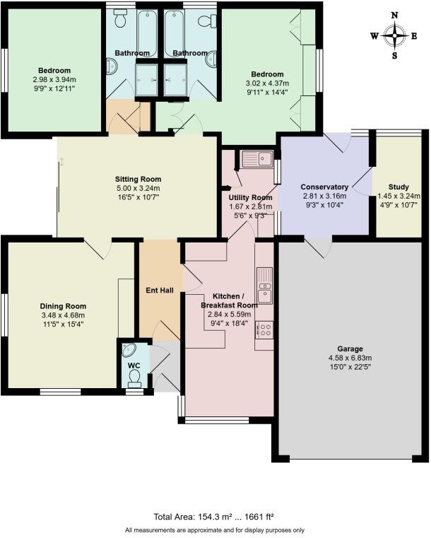 The Street, Rushmere St. Andrew floorplan