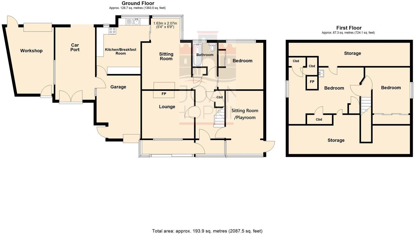 Rhostrehwfa, Llangefni floorplan