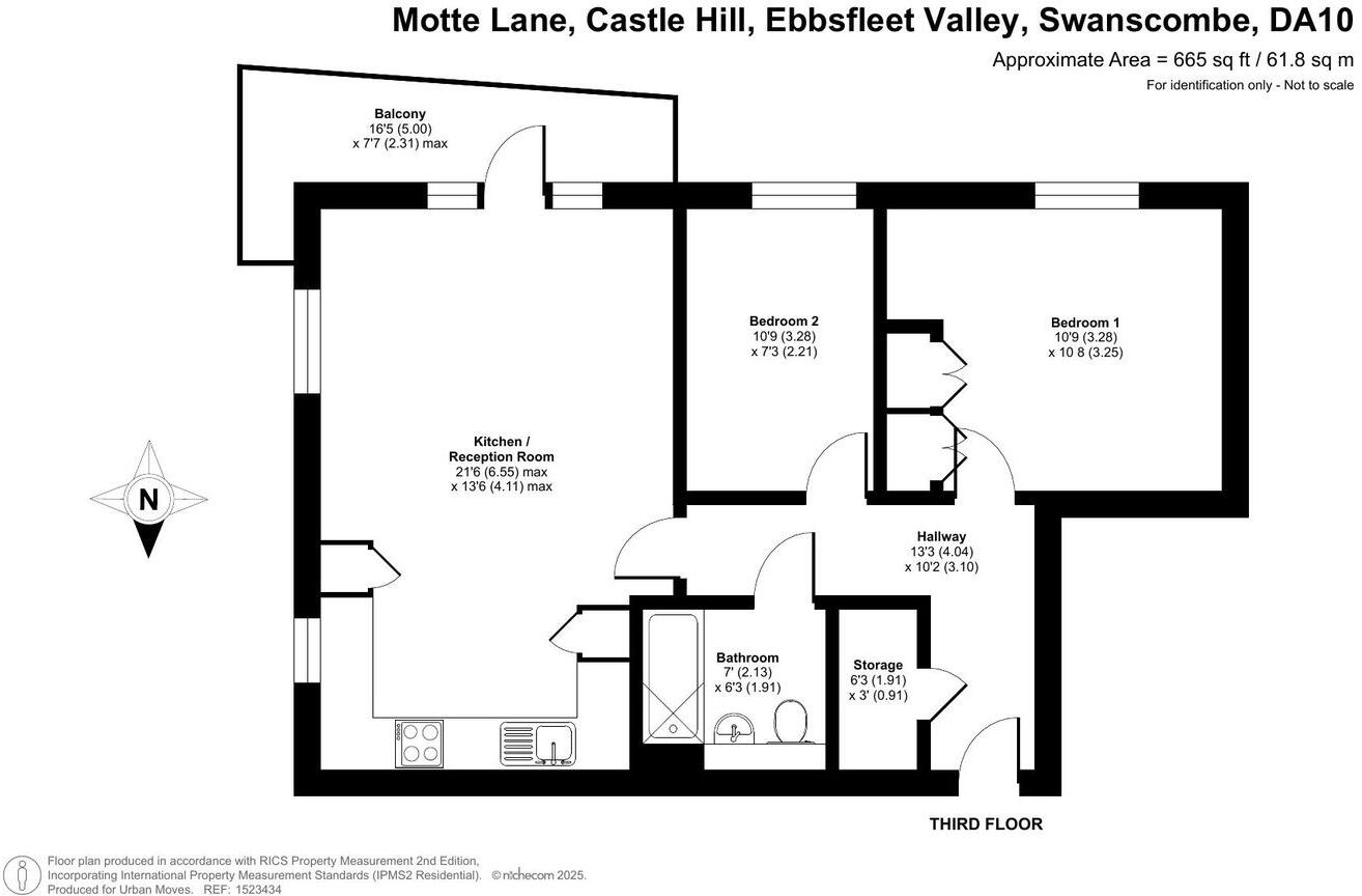 Motte Lane, Ebbsfleet Valley, Swanscombe, DA10 floorplan