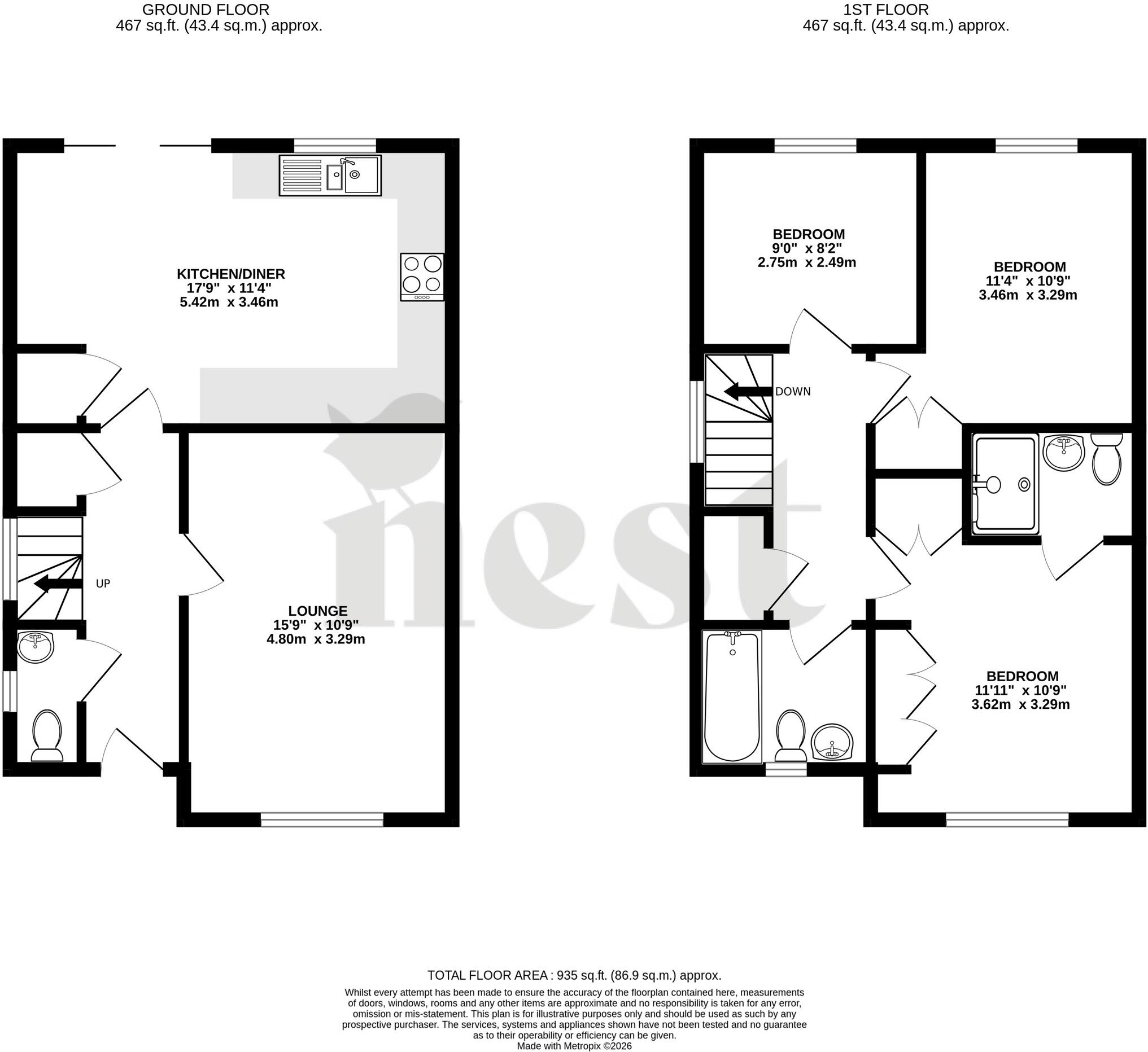 Orchard Place, Bathpool floorplan