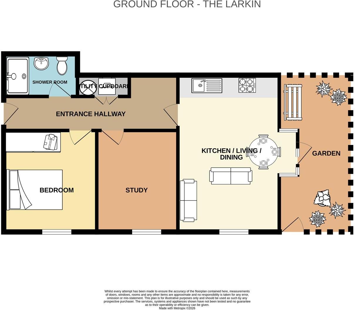 The Larkin, Chapter House, Hornsea floorplan