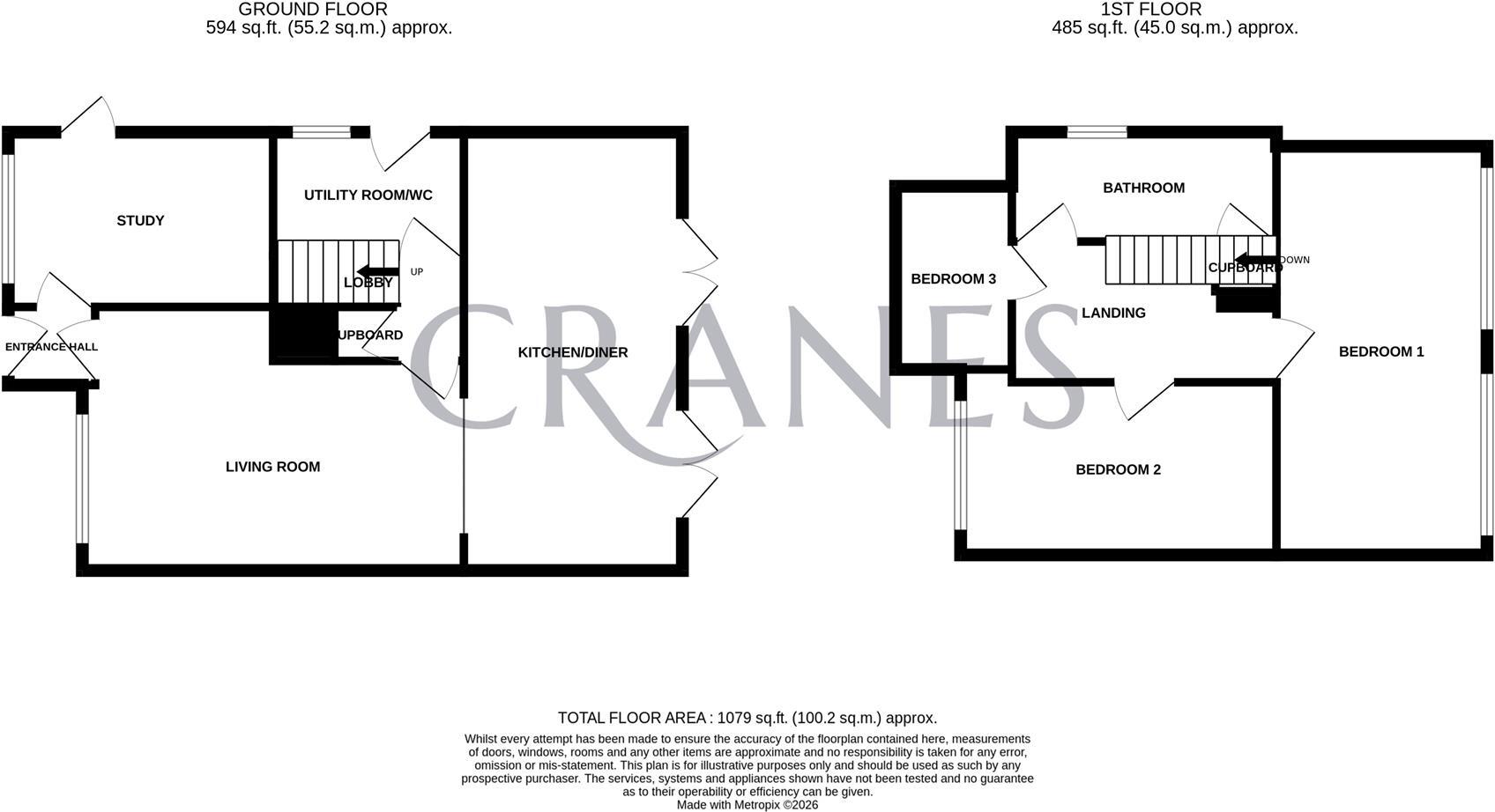 Walk House Close, Cranfield, Bedford floorplan
