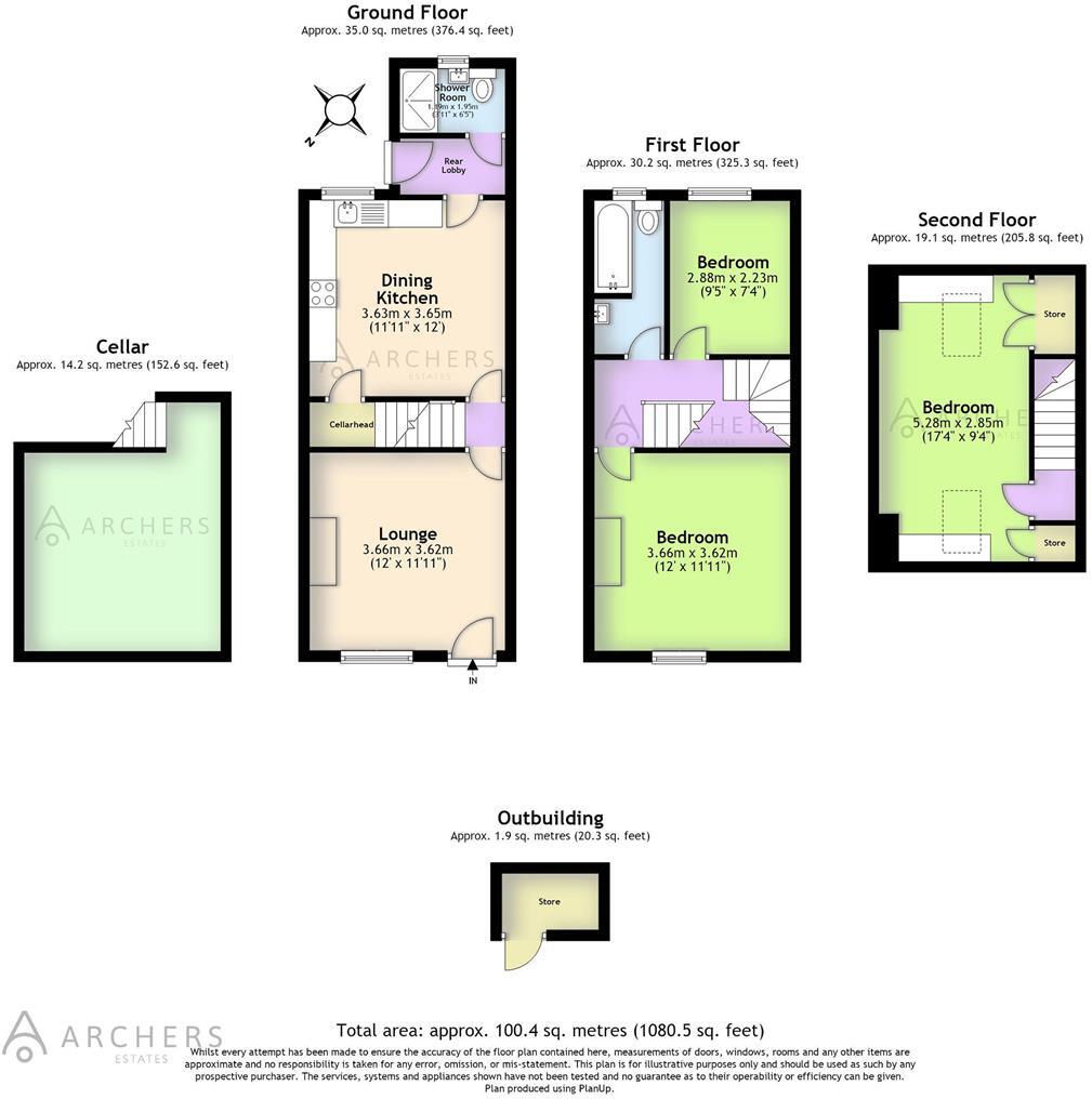 Murray Road, Greystones, Sheffield floorplan