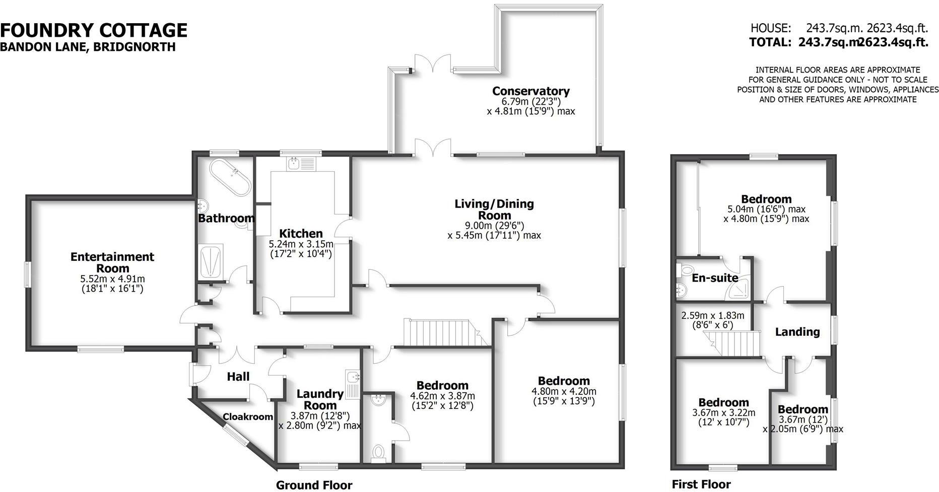 Foundry Cottage, Bandon Lane, Bridgnorth floorplan