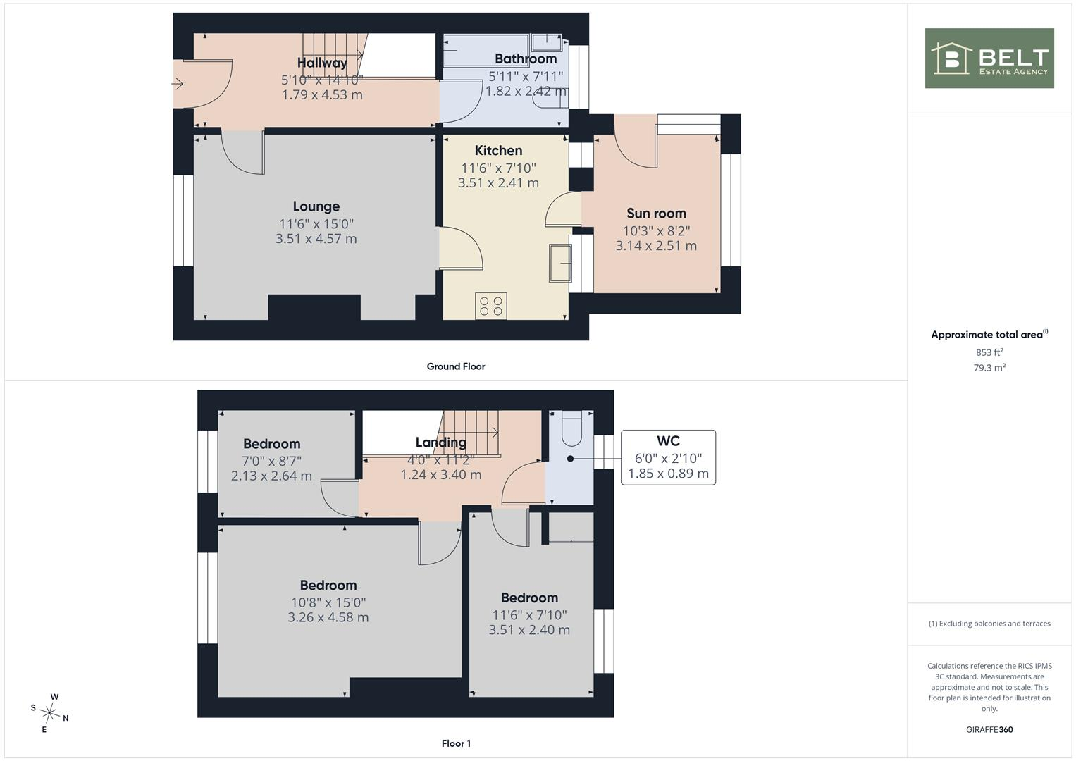Milner Road, Bridlington floorplan