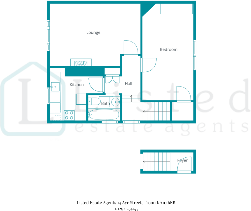 59 St. Georges Road, AYR, KA8 9HL floorplan