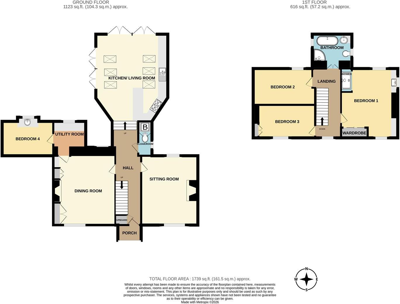 West Side of Braunton floorplan