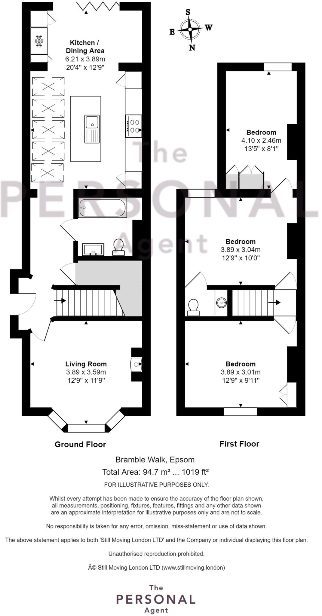 Bramble Walk, Epsom, KT18 floorplan