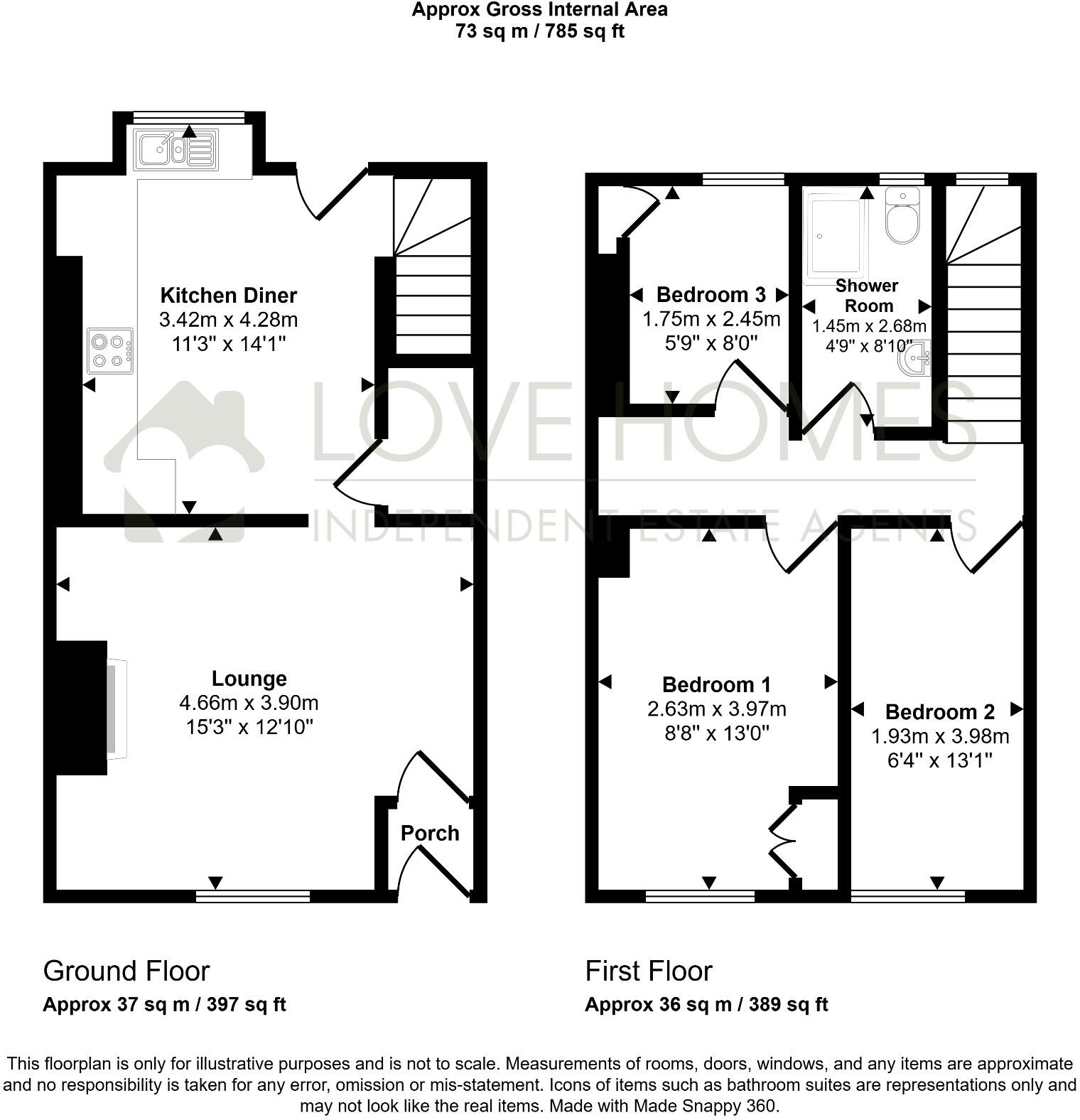 Whittingham Lane, Goosnargh, Preston floorplan