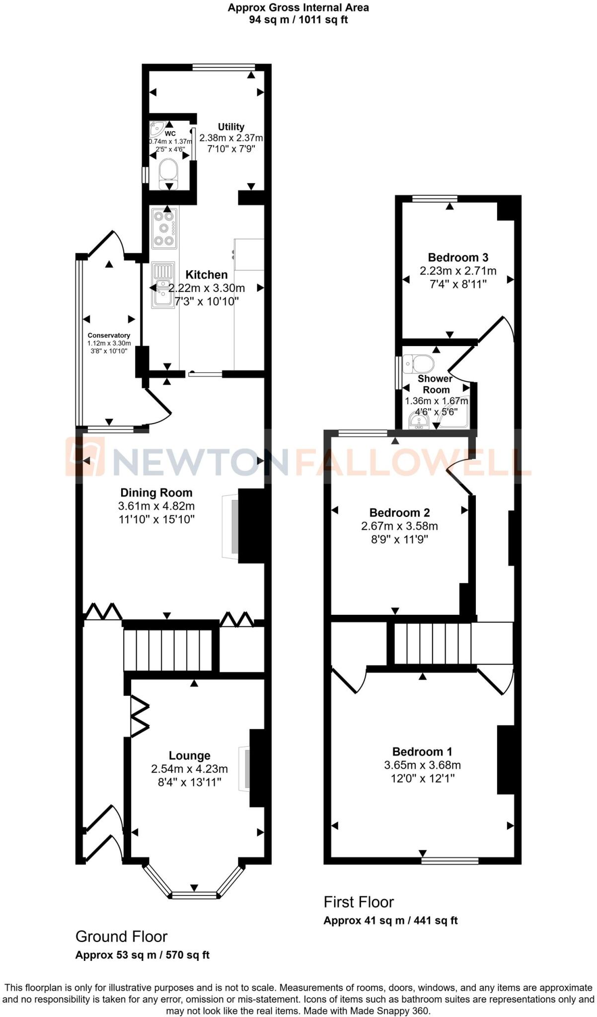 Scotney Street, Peterborough, PE1 floorplan