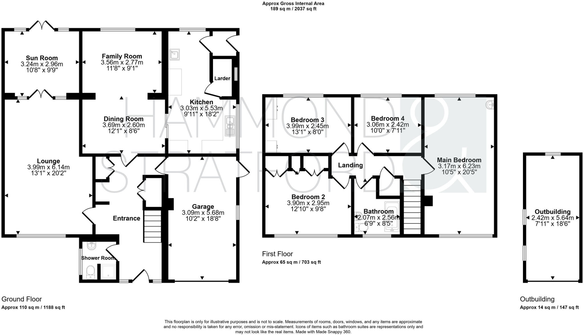 Karen Close, Hethersett floorplan