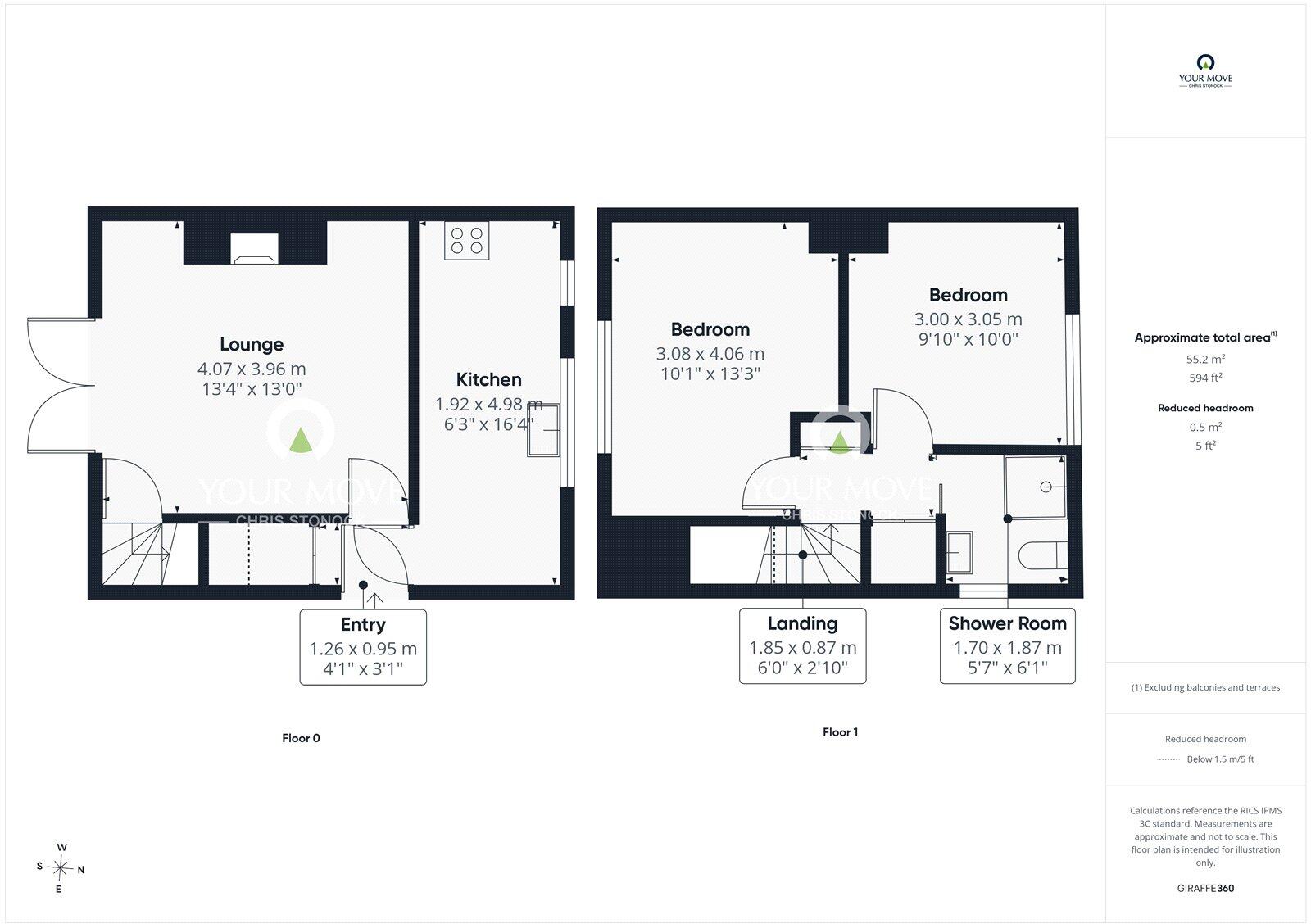 Hydenside, The Grove, Consett, Durham, DH8 floorplan