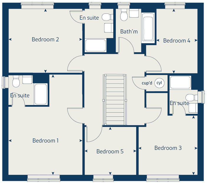 Off Osier Way,
Buckingham,
MK18 1TG floorplan