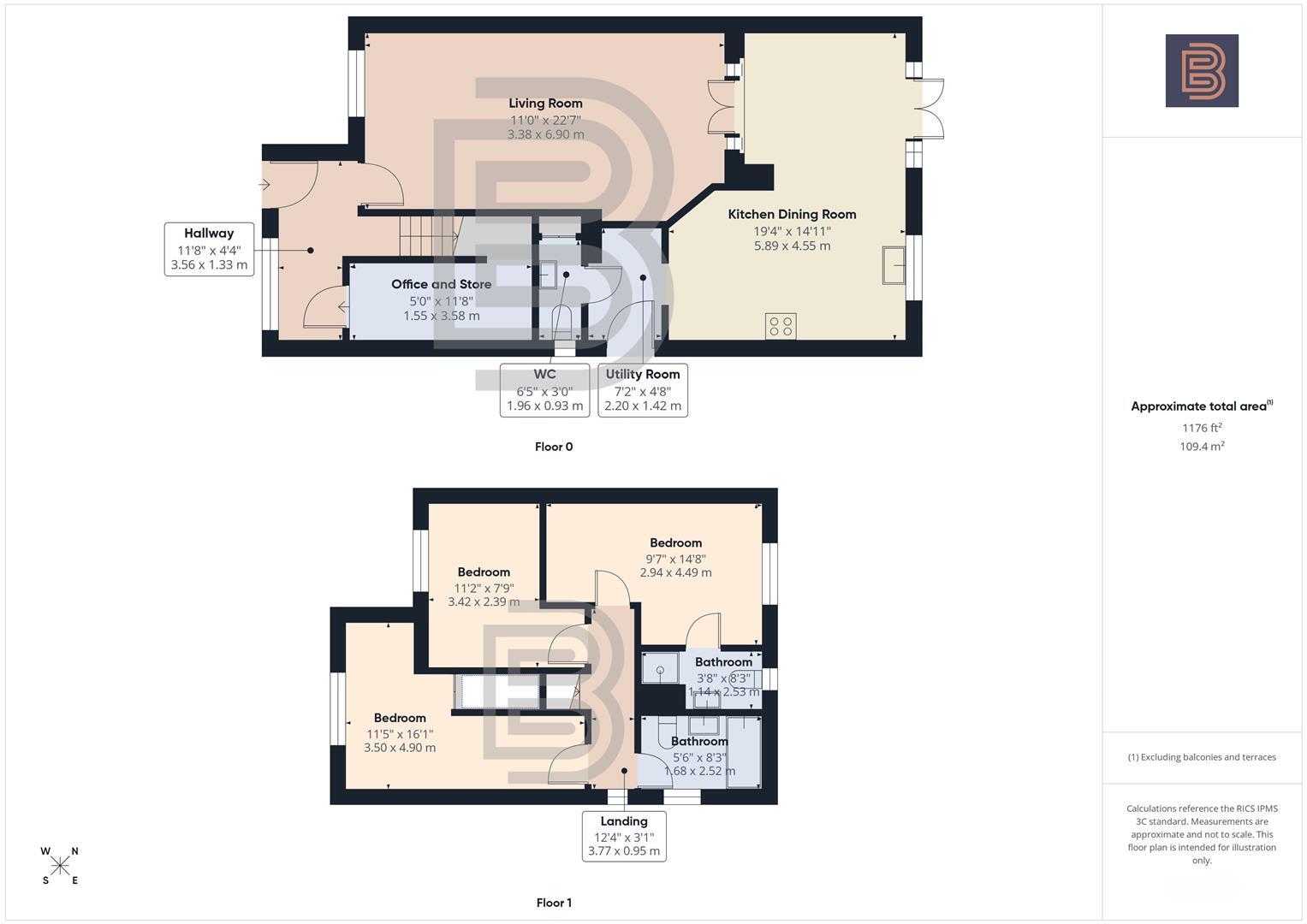 Okement Grove, Long Lawford, Rugby floorplan