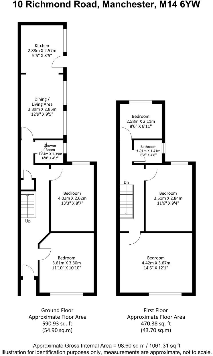 Richmond Road, Fallowfield, Manchester, M14 6YW floorplan